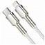 Кабель Baseus для зарядки iP Lightning to Type-C PD 20W 1м белый, (CATLJK-A02) - фото 7