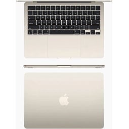 13.6" Ноутбук Apple MacBook Air 13 Apple M2 2024 2560x1664, RAM 16 ГБ, SSD 256 ГБ, 8C CPU/8C GPU, macOS, Starlight (MC7W4) Гравировка RUS - фото 11