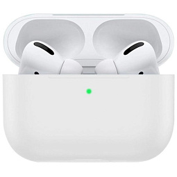 Чехол силиконовый для AirPods Pro 2 ультра-тонкий белый - фото 1