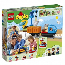 Электромеханический конструктор LEGO DUPLO 10875 Грузовой поезд - фото 4