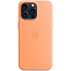 Чехол-накладка iPhone 15 Pro Max Silicone Case with MagSafe - Orange Sorbet (MT1W3) - фото 5