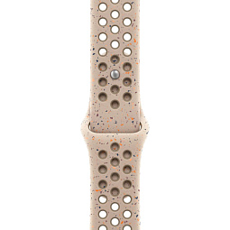 Apple Watch Series 10 46mm GPS Aluminum Case with Nike Band M/L, Rose Gold/Desert Stone (MYL93LW/A) - фото 3