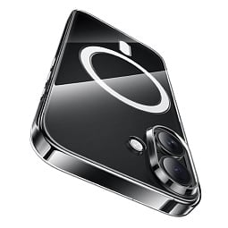 Чехол-накладка Hoco AS4 для iPhone 17 силиконовая прозрачная с MagSafe - фото 4
