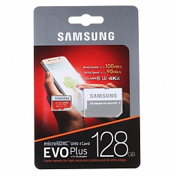 Карта памяти Samsung microSDHC EVO+ 128GB - фото 2