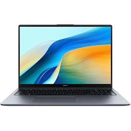 Ноутбук Huawei MateBook D 16 MCLG-X 16, 2024, IPS, Intel Core i5 13420H 2.1ГГц, 8-ядерный, 16ГБ LPDDR4x, 1ТБ SSD, Intel UHD Graphics,без ОС, серый космос, 53014BUY RU - фото 1