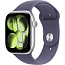 Apple Watch Series 11 46mm GPS Aluminum Case with Sport Band M/L, Silver/Purple Fog, MEVA4 - фото 4