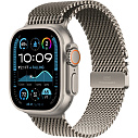 Фото - Apple Watch Ultra 2 (2024) 49mm Natural Titanium Case with Natural Titanium Milanese Loop L, MX5T3