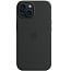 Чехол-накладка iPhone 15 Silicone Case with MagSafe - Black (MT0J3) - фото 12
