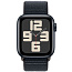 Apple Watch SE 2023 GPS 40mm Aluminum Case with Sport Loop, Midnight (Тёмная ночь), MRE03 - фото 9