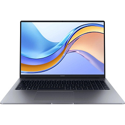 Ноутбук Honor MagicBook X16 2024 16", 2024, BRN-F58 5301AHHP, IPS, Intel Core i5 12450H 2ГГц, 8-ядерный, 8ГБ LPDDR4x, 512ГБ SSD, Intel UHD Graphics, без операционной системы, серый RU - фото 1
