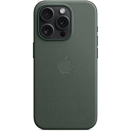 Чехол-накладка iPhone 15 Pro FineWoven Case with MagSafe - Evergreen (MT4U3) - фото 2