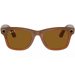 Умные очки Ray-Ban Meta Wayfarer Shiny Caramel Polar Brown, 155 - 53 Size - фото 1