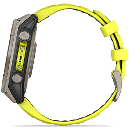 Умные часы Garmin FENIX 8 47mm Solar Sapphire Titanium Yellow (010-02906-21) - фото 10