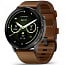 Умные часы Garmin Venu 4 45mm Slate with Black Silicone Band and Brown Leather Band (010-03014-03) - фото 8