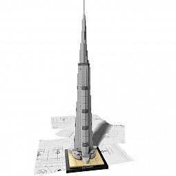 Конструктор LEGO Architecture 21031 Бурдж-Халифа - фото 1