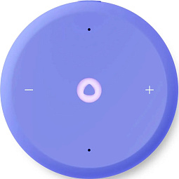 Умная колонка Яндекс Станция Лайт 2 с Алисой на YaGPT, фиолетовый - фото 2