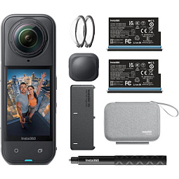 Экшн-камера Insta360 X5 Essentials Bundle, черный - фото 8