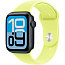 Apple Watch SE 3 2025 44mm Aluminium Case with Sport Band, Midnight/Neon Yellow - фото 4