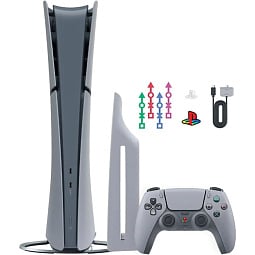 Игровая приставка Sony PlayStation 5 Slim 1ТБ Digital 30th Anniversary Limited Edition - фото 1