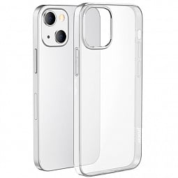 Чехол-накладка для iPhone 13 cиликоновый прозрачный - фото 1