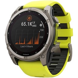 Умные часы Garmin Fenix 8 51mm Solar Sapphire Titanium with Yellow Graphite Silicone (010-02907-20) - фото 5