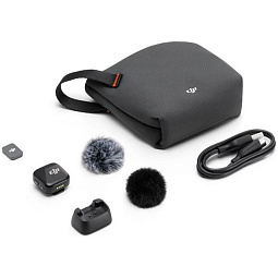 Беспроводной микрофон DJI Mic Mini ANC, черный (6941565991461) - фото 7