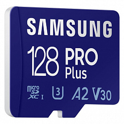 Карта памяти microSDXC Samsung EVO PRO Plus 128 ГБ (A2 V30 4K ) - фото 3