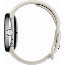 Умные часы Google Pixel Watch 3 41mm Wi-Fi Polished Silver Aluminum Case/Porcelain Active Band - фото 4