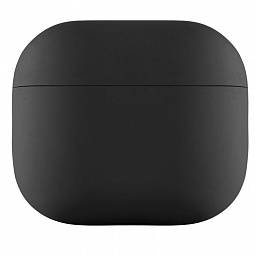 Чехол для AirPods 3 силиконовый ультра-тонкий Black - фото 2