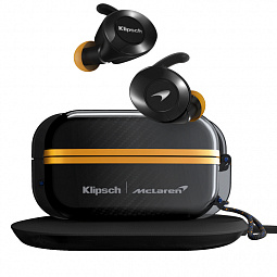 Беспроводные наушники Klipsch T5 II True Wireless Sport McLaren - фото 1