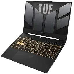 Игровой ноутбук ASUS TUF Gaming F15 ,FX507VV-LP250 , Intel Core i7-13620H, RAM 16 ГБ, SSD 512 ГБ, NVIDIA GeForce RTX 4060 8 Гб, Без ОС, 90NR0BV7-M00NU0, серый - фото 3
