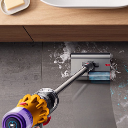 Пылесос Dyson V12s Detect Slim Submarine Complete (SV46), желтый/никель (499067-01) - фото 8