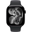 Apple Watch Series 11 46mm GPS Aluminum Case with Sport Band M/L, Jet Black/Black, MEUX4 - фото 5