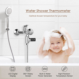 Датчик температуры воды ZhiNuan Shower Thermometer - фото 5