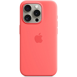 Чехол-накладка iPhone 15 Pro Silicone Case with MagSafe - Guava (MT1G3) - фото 1