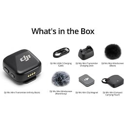 Беспроводной микрофон DJI Mic Mini ANC, черный (6941565991461) - фото 8