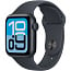 Apple Watch SE 3 2025 40mm Aluminium Case with Sport Band S/M, Midnight/Midnight, MEH94LW/A - фото 4