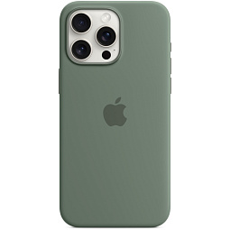 Чехол-накладка iPhone 15 Pro Max Silicone Case with MagSafe - Cypress (MT1X3) - фото 3
