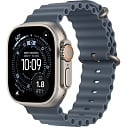 Фото Apple Watch Ultra 3 (2025) 49mm Natural Titanium Case with Anchor Blue Ocean Band, MEWH4LW/A