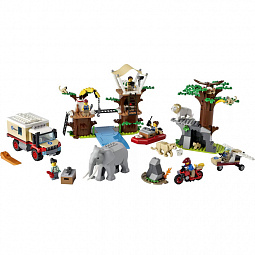 Конструктор LEGO City 60307 Лагерь спасения дикой природы - фото 3