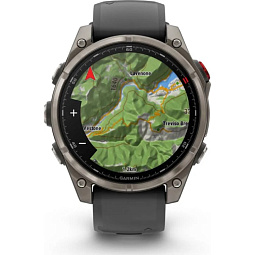 Умные часы Garmin Fenix 8 Pro 47mm Amoled Sapphire Titanium with Graphite/Black Silicone Band (010-03198-11) - фото 2