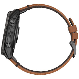 Умные часы Garmin EPIX PRO (Gen 2) Sapphire Edition 51 мм, Sapphire Grey Chestnut Leather Band (010-02804-30) - фото 16