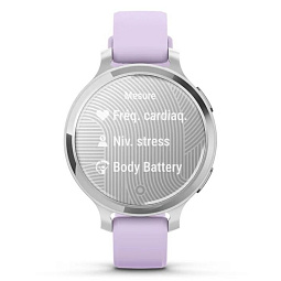 Умные часы Garmin Lily 2 Active Silver with Purple Jasmine Silicone Band (010-02891-01) - фото 2