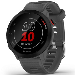 Умные часы Garmin FORERUNNER 55, серый (010-02562-13) - фото 1