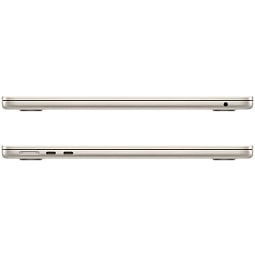 13.6" Ноутбук Apple MacBook Air 13 Apple M2 2024 2560x1664, RAM 16 ГБ, SSD 256 ГБ, 8C CPU/8C GPU, macOS, Starlight (MC7W4) - фото 5