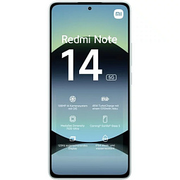 Xiaomi Redmi Note 14 5G 6/128 ГБ Global, Coral Green (No charger) - фото 2