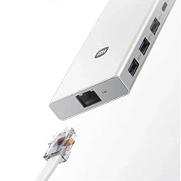 Разветвитель Xiaomi Type-C 10-in-1 Docking Station (XMTIO01YM) Silver - фото 3