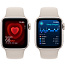 Apple Watch SE 2023 GPS 44mm Aluminium Case with Sport Band M/L, Starlight (Сияющая звезда), MRE53 - фото 11