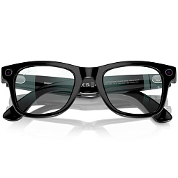 Умные очки Ray-Ban Meta Wayfarer Shiny Black Clear, 150 - 50 Size - фото 4