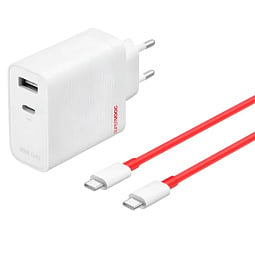 Зарядное устройство Oneplus, 120 Вт, SuperVOOC Adapter Dual Ports kit, белый - фото 2